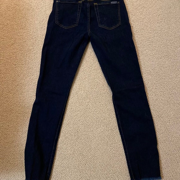 7FAMK dark wash raw hem jeans - Picture 2 of 3